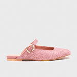 Cargue la imagen en el visor de la galería, KENZA MULE FLAT ROSA