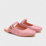 Cargue la imagen en el visor de la galería, KENZA MULE FLAT ROSA