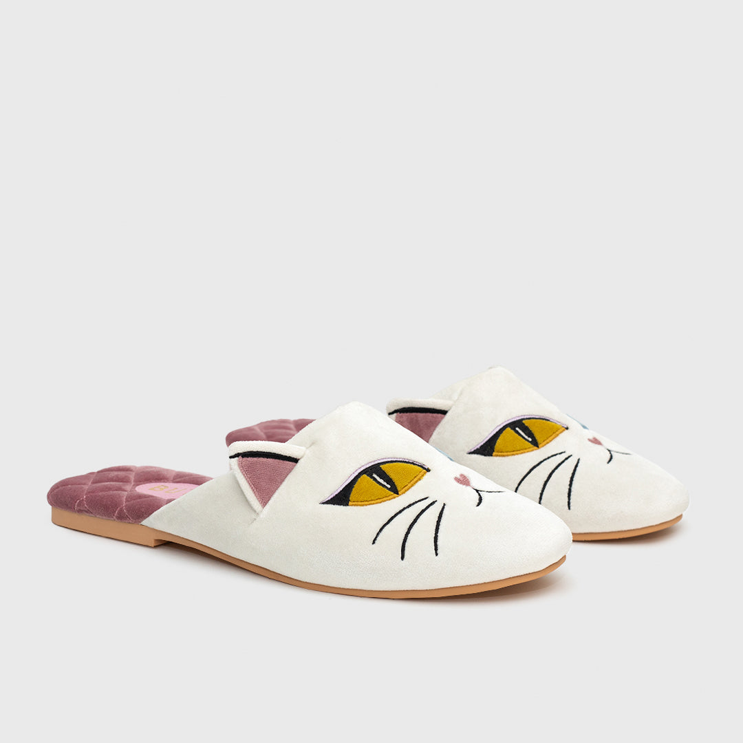 KITTY CAT SLIPPER HUESO