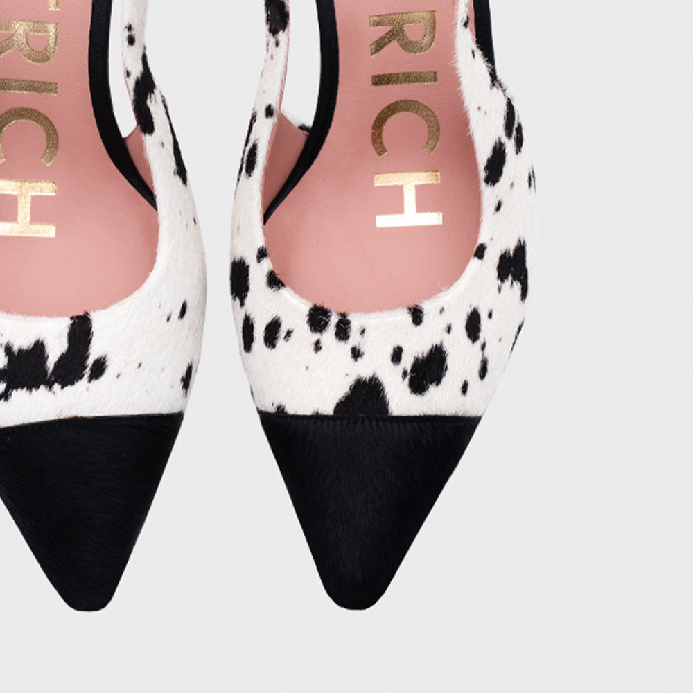 KORINA PUMP HUESO NEGRO