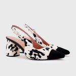 Cargue la imagen en el visor de la galería, KORINA PUMP HUESO NEGRO