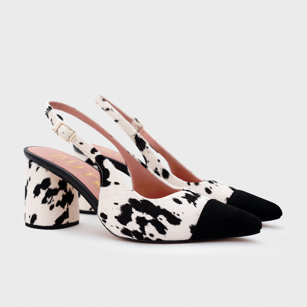 KORINA PUMP HUESO NEGRO