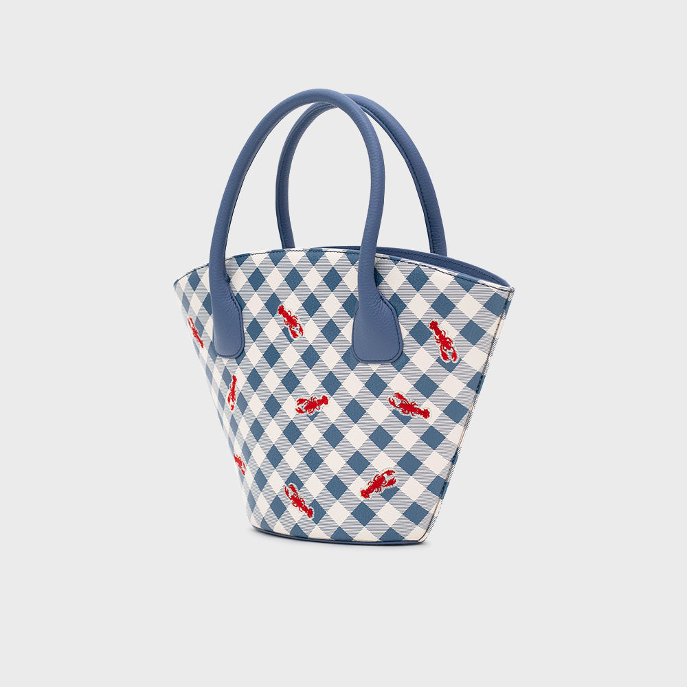 LILIANA TRAPEZE BAG AZUL