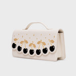 Cargue la imagen en el visor de la galería, LUCKY CHERRIES RECTANGLE BAG HUESO
