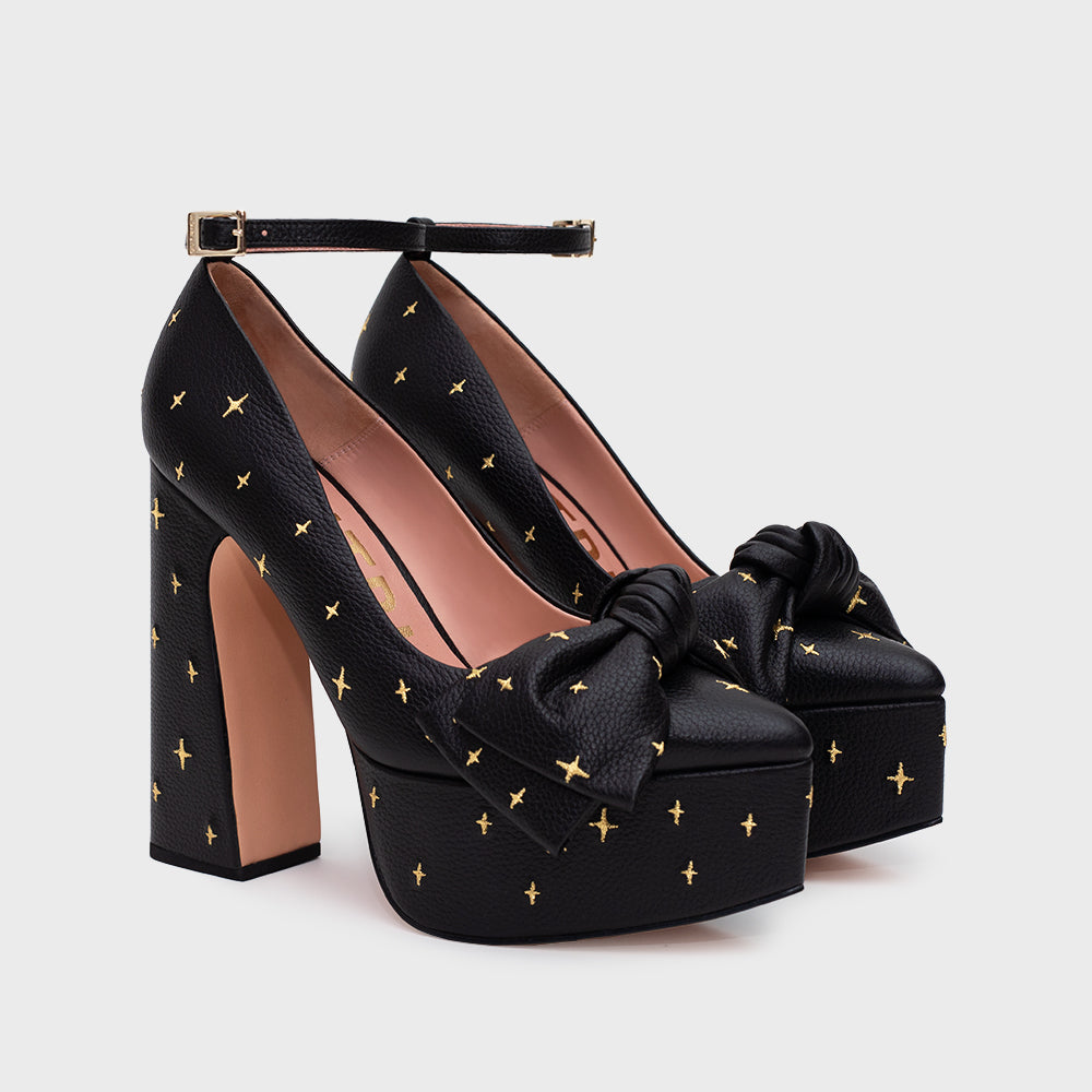 LUCKY SPARKLES PLATAFORMA NEGRO