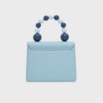 Cargue la imagen en el visor de la galería, LUCKY HAND BEADED LUNCH BAG AZUL
