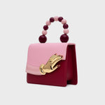 Cargue la imagen en el visor de la galería, LUCKY HAND BEADED LUNCH BAG MORA

