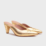 Cargue la imagen en el visor de la galería, LUCKY MULE PUMP ORO
