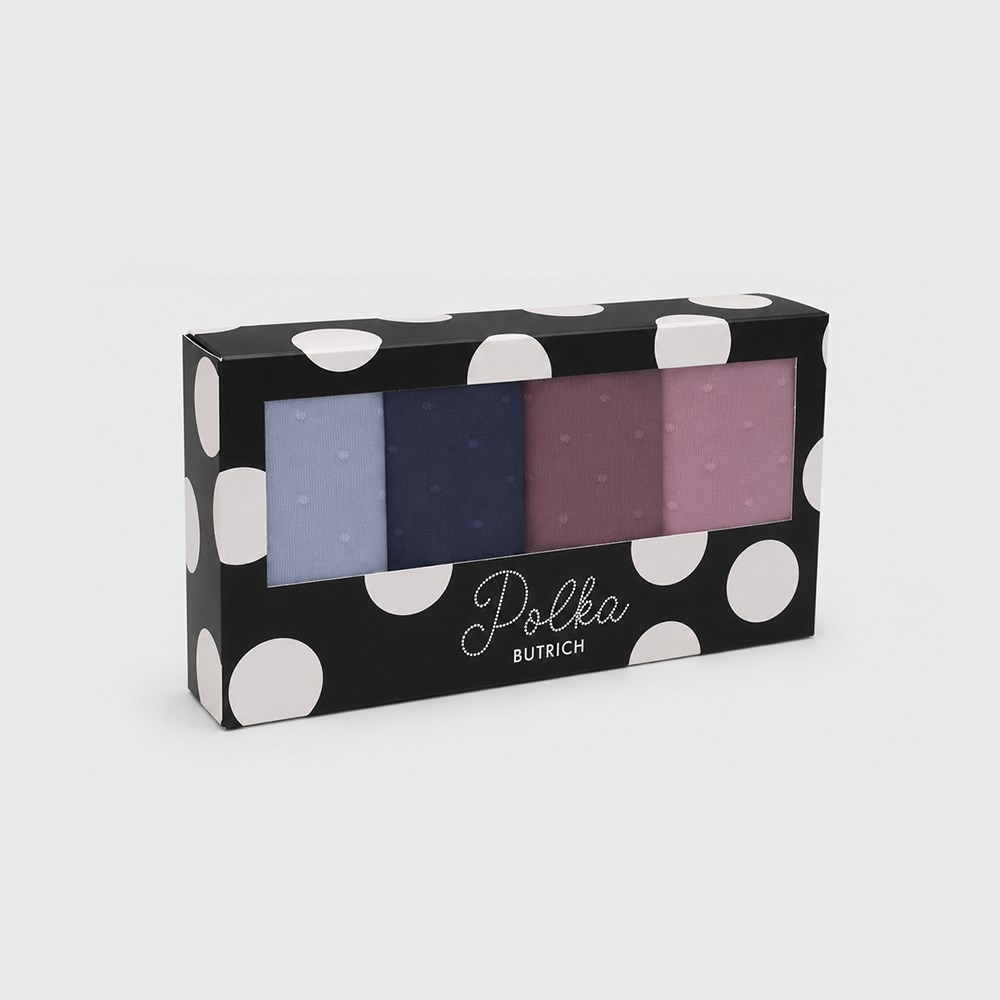 PACK DE MEDIAS LARGAS POLKA BUTRICH