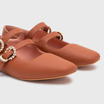 Cargue la imagen en el visor de la galería, MAEVA FLAT OCRE