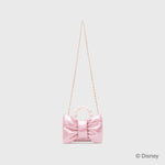 Cargue la imagen en el visor de la galería, MARIE BOW BAG ROSA GLITTER