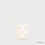 Cargue la imagen en el visor de la galería, MARIE MINI BOWS BUCKET BAG HUESO
