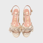 Cargue la imagen en el visor de la galería, MARLA SUPER PLATAFORMA PLATINO ORO