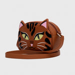 Cargue la imagen en el visor de la galería, MAXI OVAL BAG CAMPARI CAT MARRÓN
