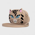 Cargue la imagen en el visor de la galería, MAXI OVAL BAG VERMUT CAT CREMA
