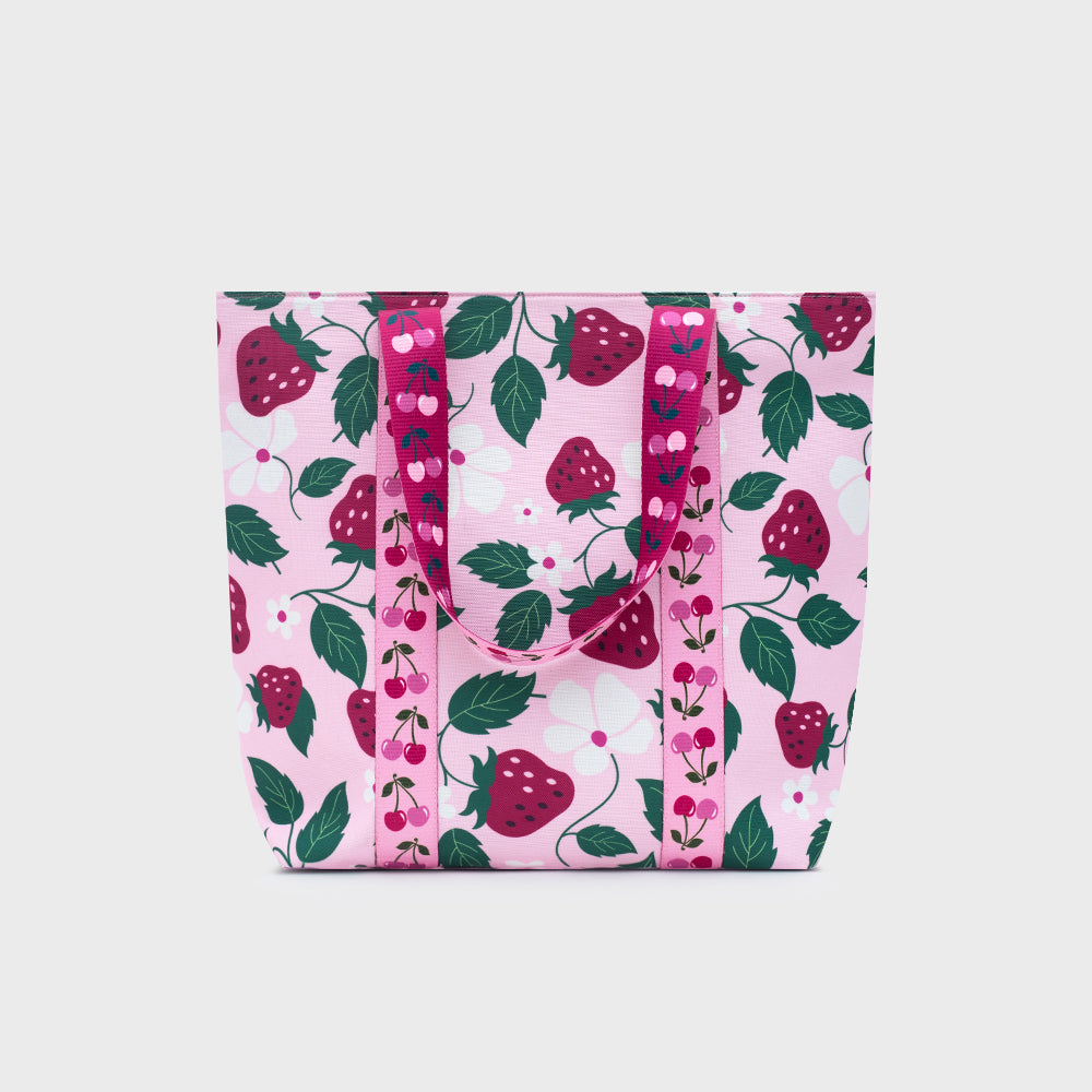 MEDIUM BAG STRAWBERRY ROSA