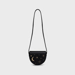 Cargue la imagen en el visor de la galería, MIDNIGHT COWGIRL SADDLE BAG NEGRO

