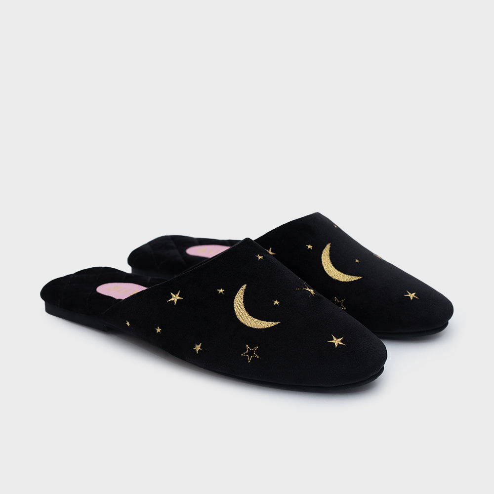 MIDNIGHT SLIPPER NEGRO