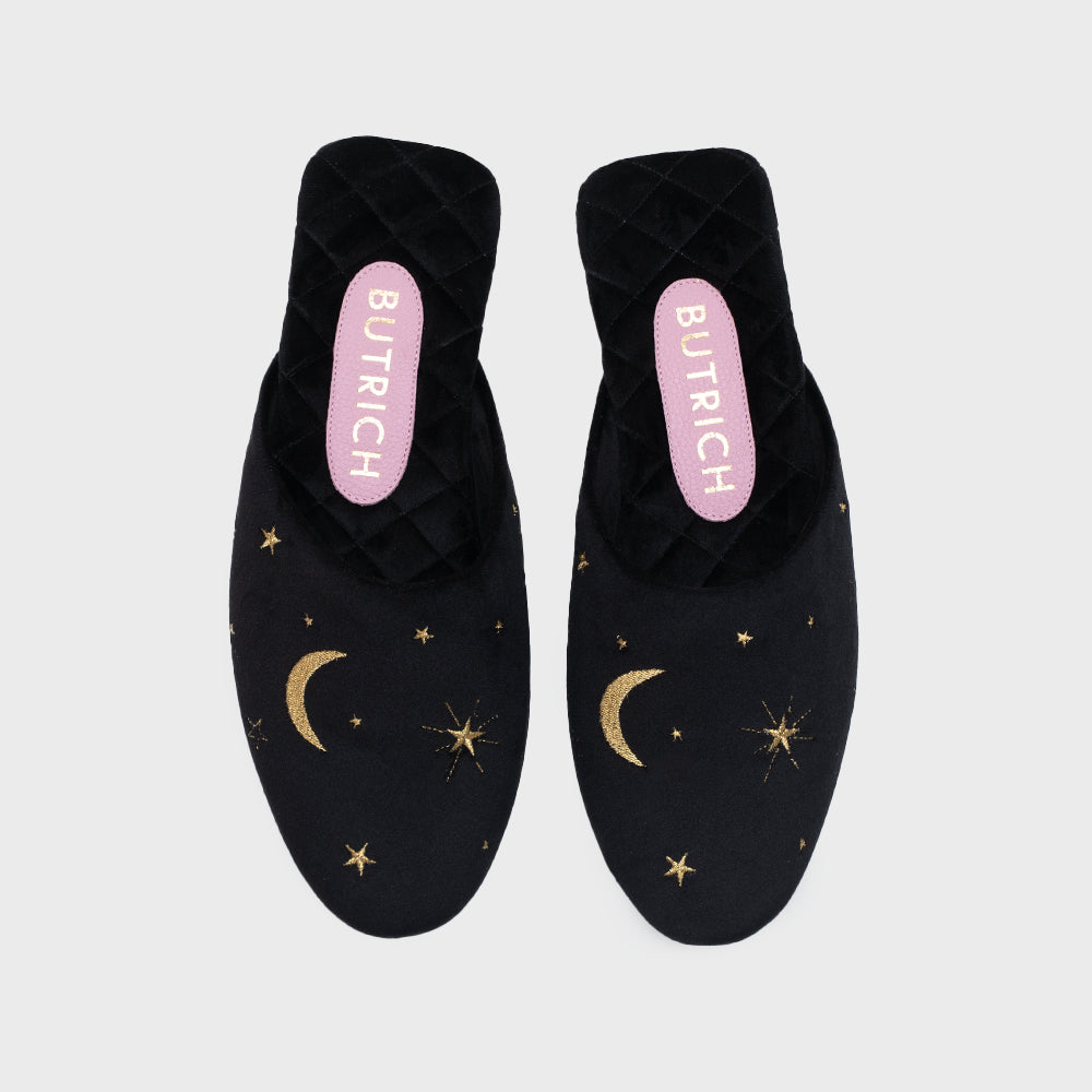 MIDNIGHT SLIPPER NEGRO
