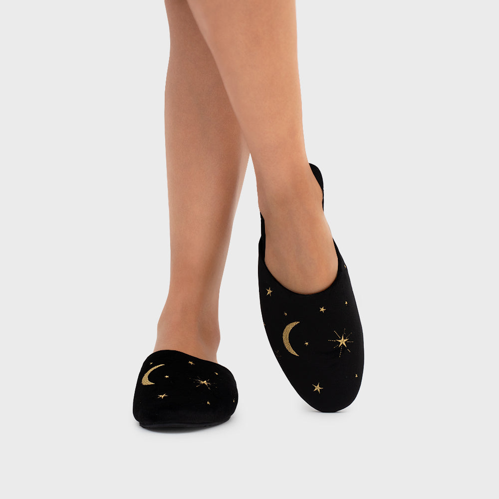 MOON NIGHT SLIPPER NEGRO