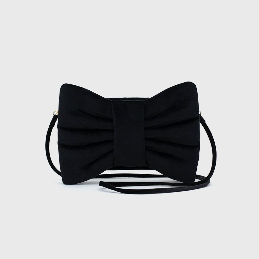 MINI BOW BAG NEGRO