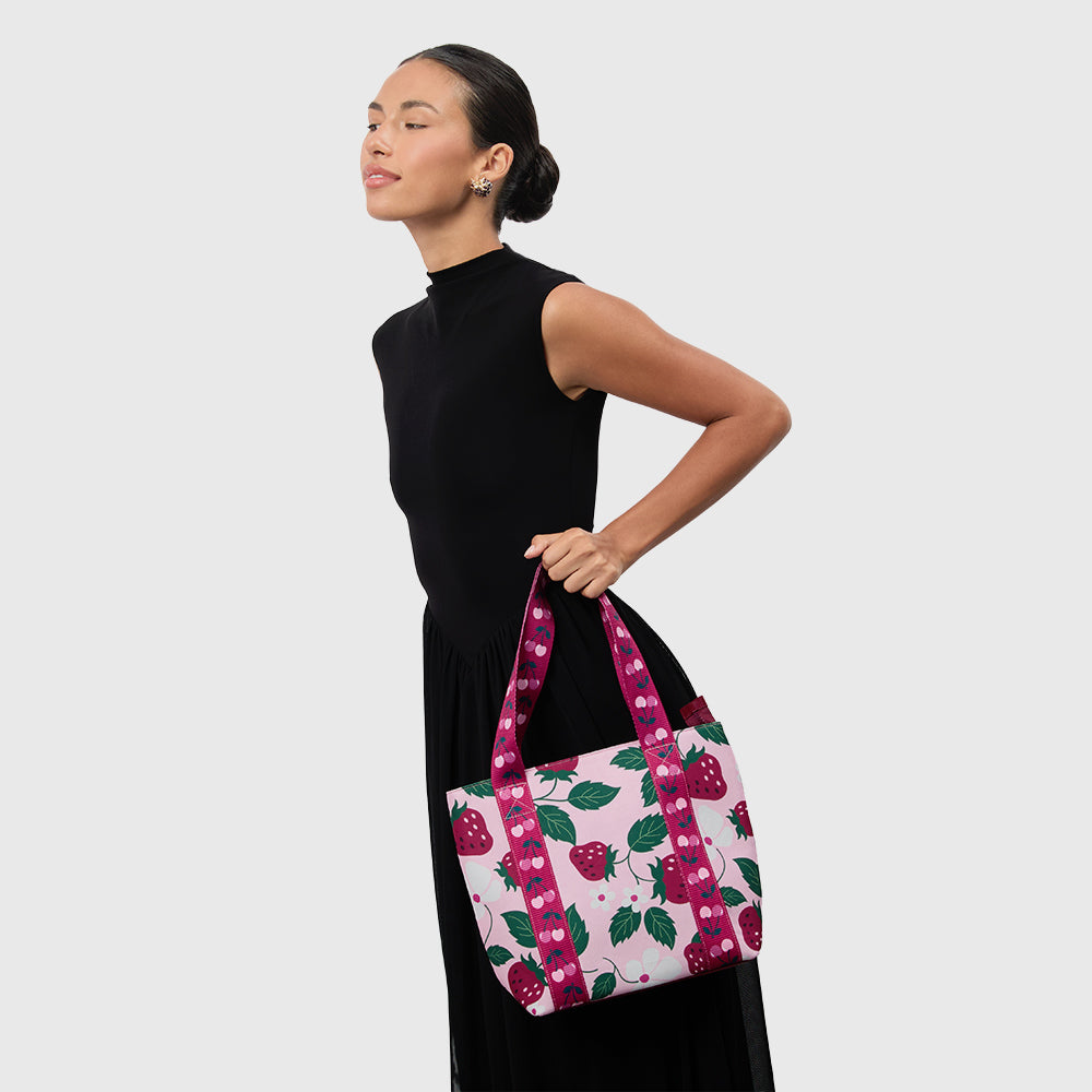 MINI SUPER BAG STRAWBERRY ROSA
