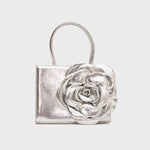 Cargue la imagen en el visor de la galería, MINI RECTANGULAR FERNANDA BAG PLATA
