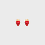 Cargue la imagen en el visor de la galería, MINI ARETE STRAWBERRY