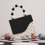 Cargue la imagen en el visor de la galería, MONA BEADED LUNCH BAG NEGRO
