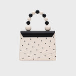 Cargue la imagen en el visor de la galería, MONA BEADED LUNCH BAG NEGRO