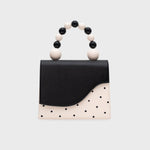 Cargue la imagen en el visor de la galería, MONA BEADED LUNCH BAG NEGRO