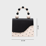 Cargue la imagen en el visor de la galería, MONA BEADED LUNCH BAG NEGRO