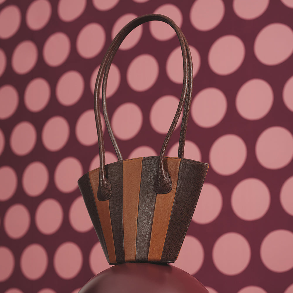 NABILA TRAPEZE BAG MARRÓN