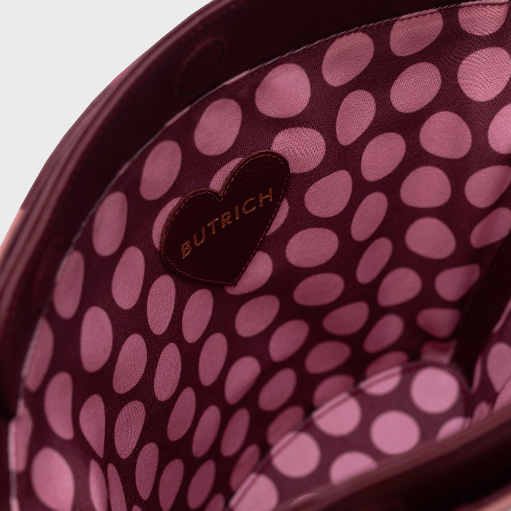 NABILA TRAPEZE BAG BORGOÑA