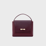 Cargue la imagen en el visor de la galería, NADIRA FLAP HAND BAG BORGOÑA