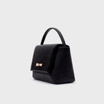Cargue la imagen en el visor de la galería, NADIRA FLAP HAND BAG NEGRO