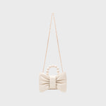 Cargue la imagen en el visor de la galería, NAILA BEADED BOW BAG HUESO
