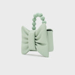 Cargue la imagen en el visor de la galería, NAILA BEADED BOW BAG VERDE