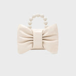 Cargue la imagen en el visor de la galería, NAILA BEADED BOW BAG HUESO