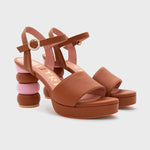 Cargue la imagen en el visor de la galería, NICOLETTA PUMP MARRÓN
