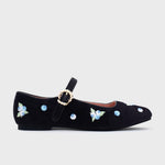 Cargue la imagen en el visor de la galería, NINETTE BLUEBERRY FLAT NEGRO