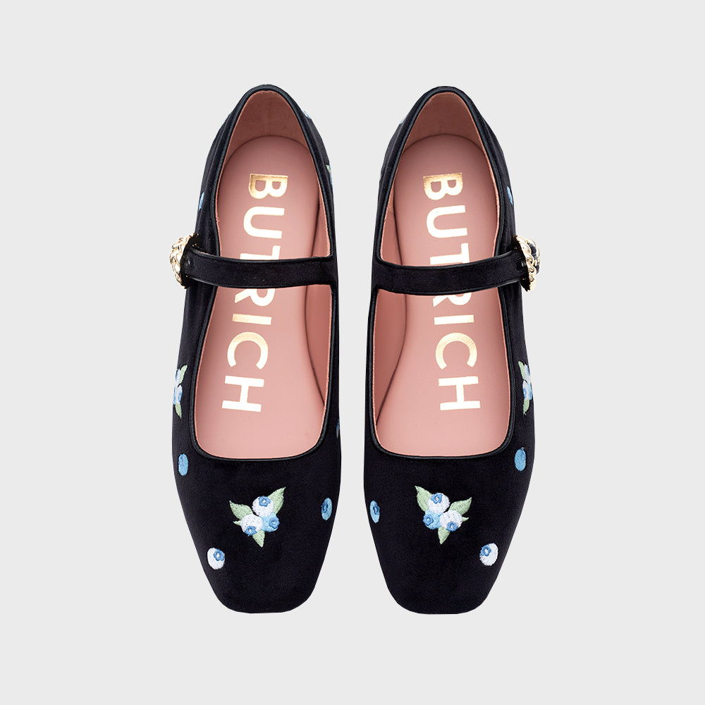 NINETTE BLUEBERRY FLAT NEGRO