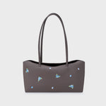 Cargue la imagen en el visor de la galería, NINETTE BLUEBERRY LONG BAG MARRÓN