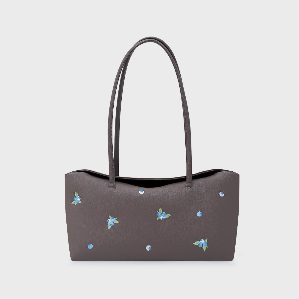 NINETTE BLUEBERRY LONG BAG MARRÓN