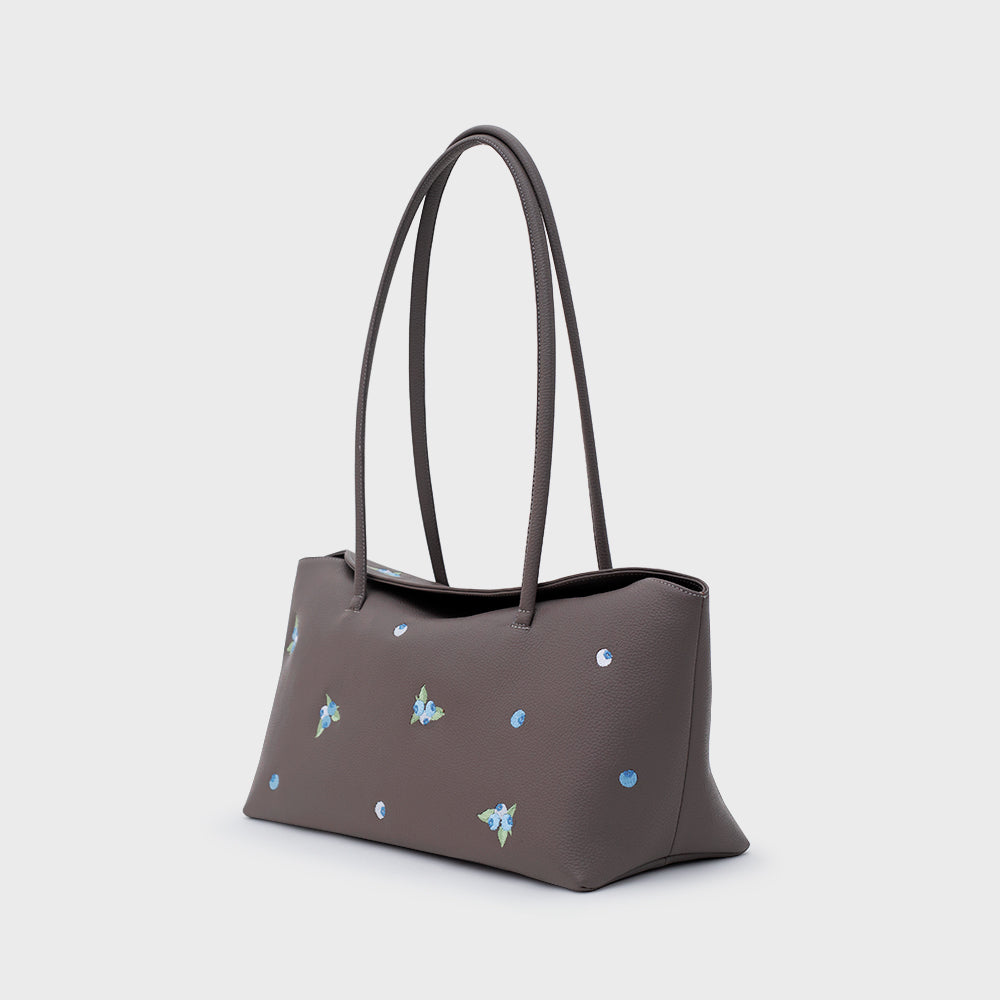 NINETTE BLUEBERRY LONG BAG MARRÓN