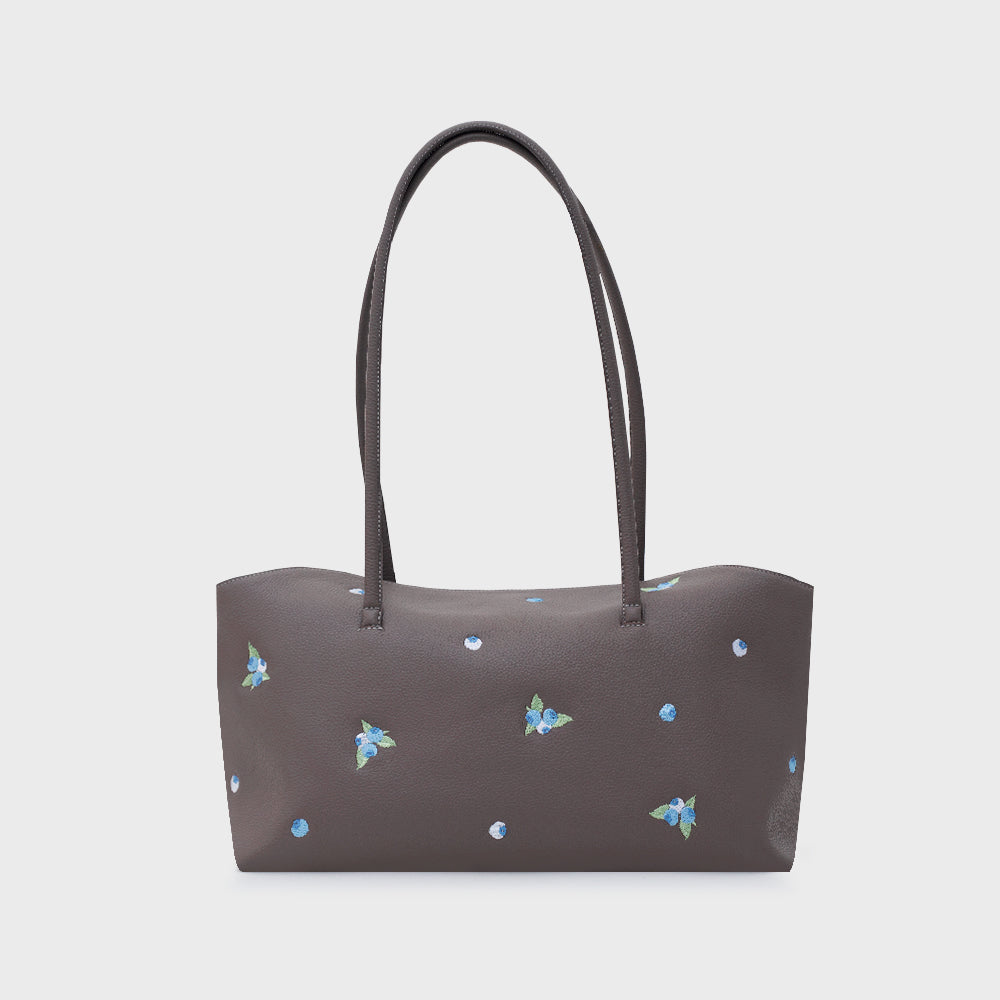 NINETTE BLUEBERRY LONG BAG MARRÓN