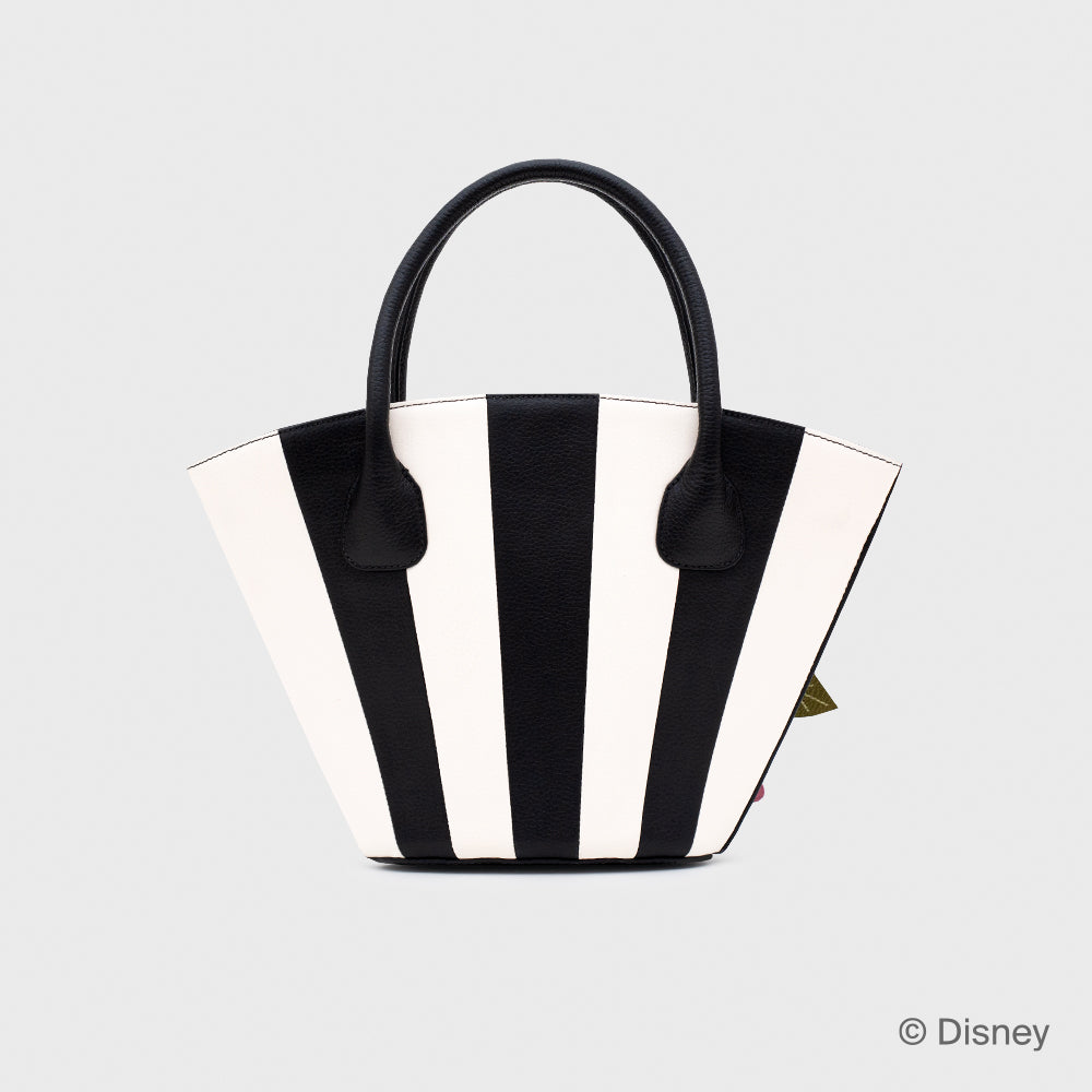 PETUNIA TRAPEZE BAG HUESO NEGRO
