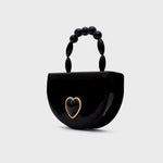 Cargue la imagen en el visor de la galería, POP HEARTS CIRCLES BAG NEGRO