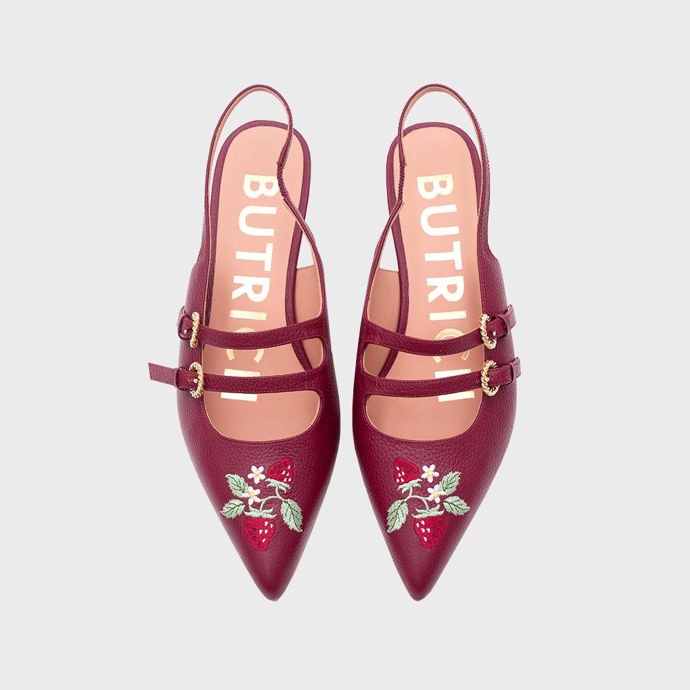 REESE STRAWBERRY MIDI CIRUELA