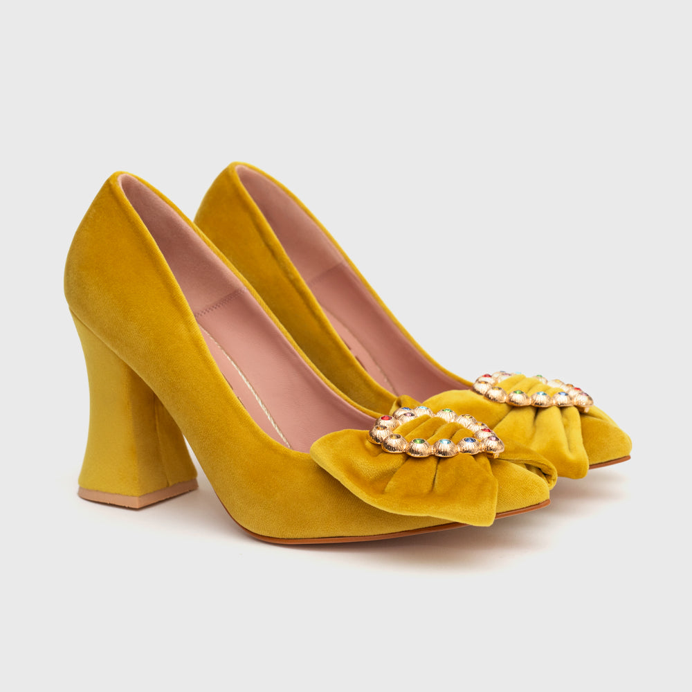 RETRO RAINBOW PUMP AMARILLO